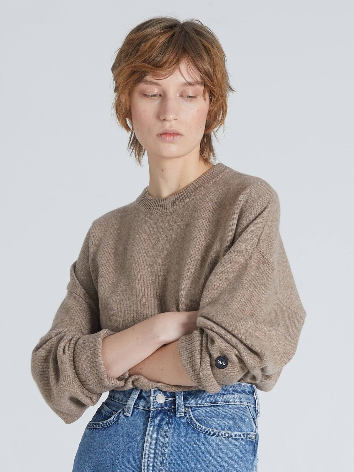 CREW NECK CINNAMON